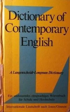 Dictionary of Contemporary English