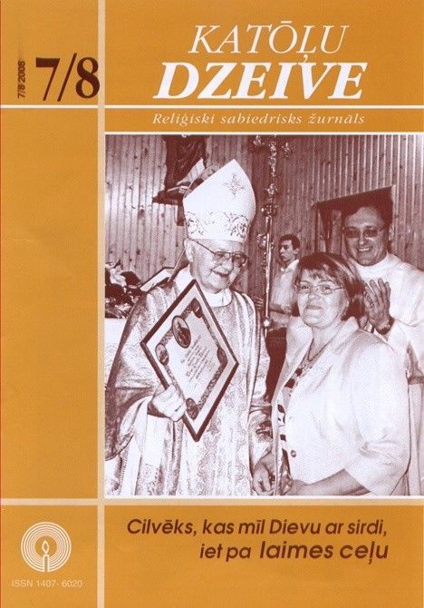 Katōļu Dzeive 2008 Nr. 7/8