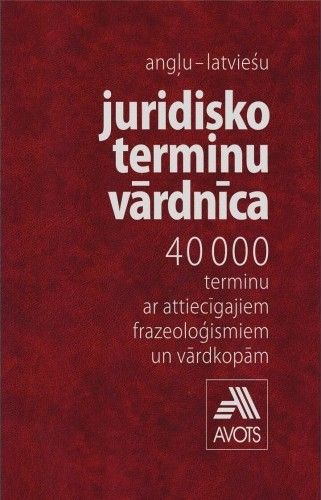 Angļu-latviešu juridisko terminu vārdnīca