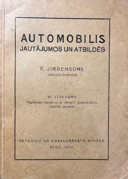Automobilis jautājumos un atbildēs