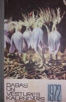 Dabas un vēstures kalendārs 1972