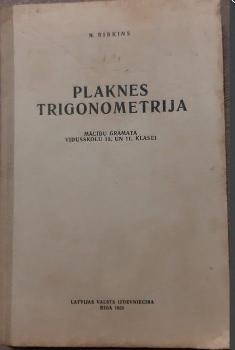 Plaknes trigonometrija