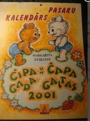 Pasaku kalendārs 2001 Čipa un Čapa gada gaitas