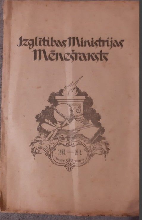 Izglītības Ministrijas mēnešraksts 8/1920