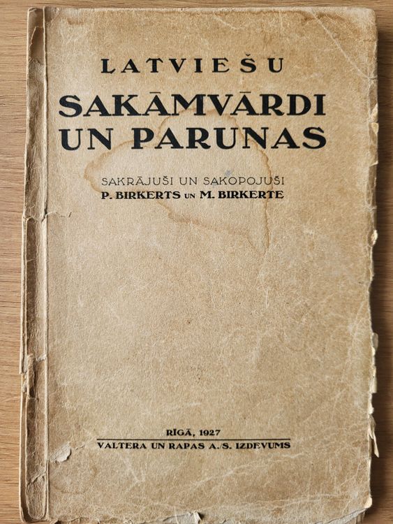 Angļu un latviešu sakāmvārdi un parunas