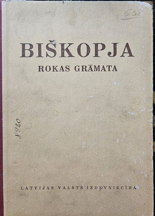 BIŠKOPJA ROKAS GRĀMATA