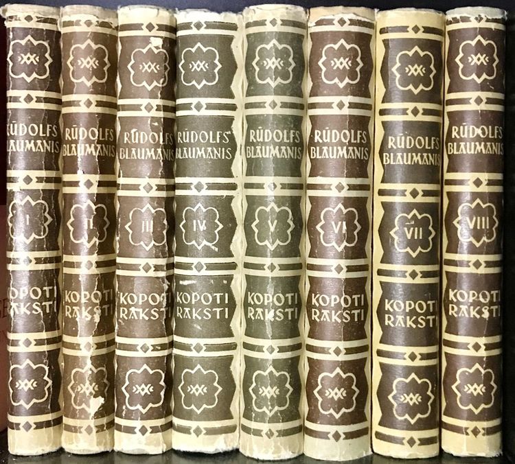 Kopoti raksti visi 8 sējumi