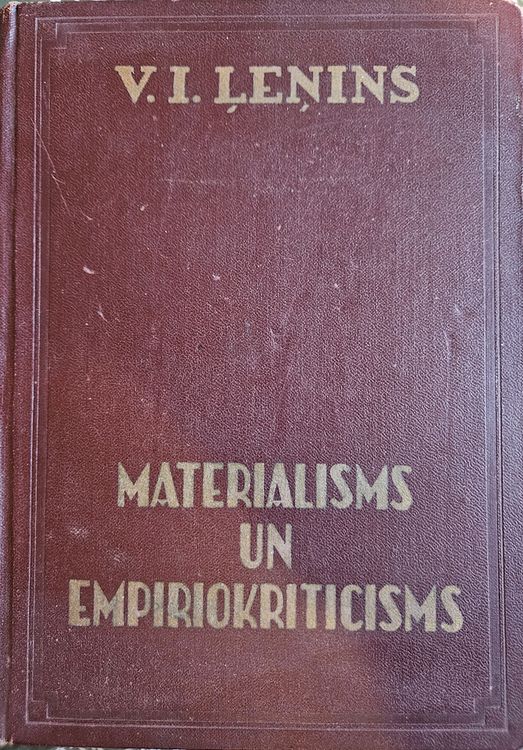 MATERIALISMS UN EMPIRIOKRITICISMS