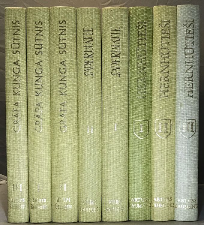 Grāfa Kunga sūtnis I un II un III; Saderinātie I un II; Hernhūtieši I un II un III