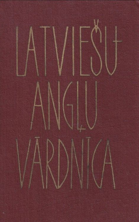 Latviešu Angļu Vārdnīca