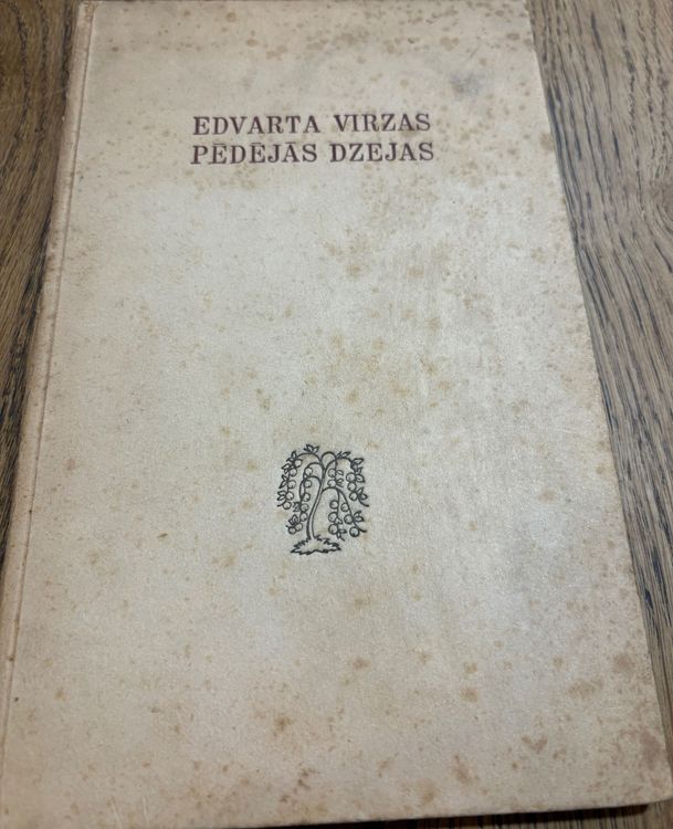 Edvarda Virzas pēdējās dzejas