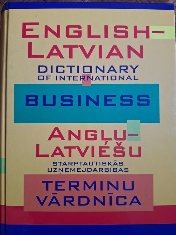 Angļu-latviešu termiņu vārdnīca 