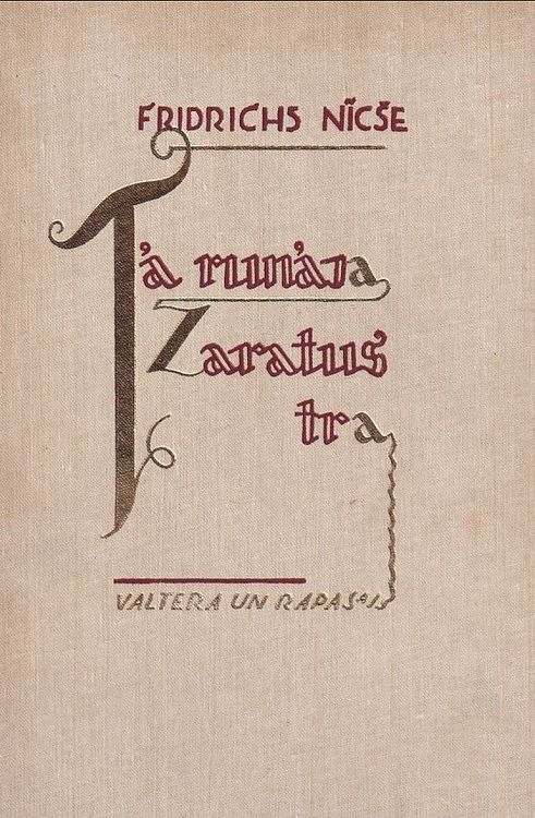 Tā runāja Zaratustra