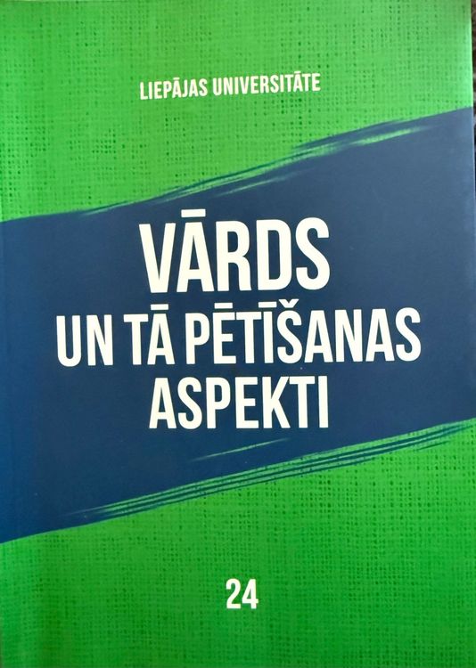 Vārds un tā pētīšanas aspekti 24 (1/2)