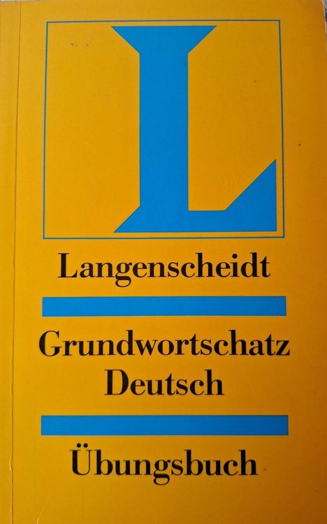 Grundwortschatz Deutsch, Übungsbuch
