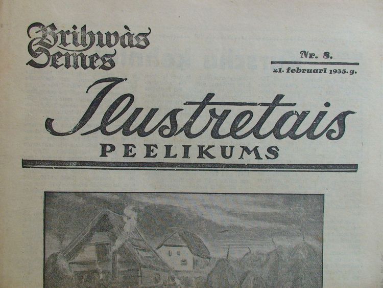 Brīwās Zemes Ilustretais Pielikums. 1935 g. Nr.8