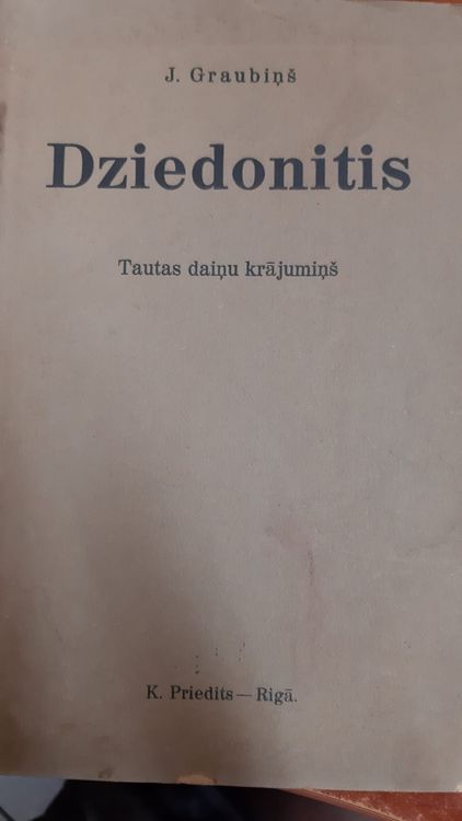 Dziedonitis Tautas daiņu krājumiņš pirmsskolas un māju bērniem