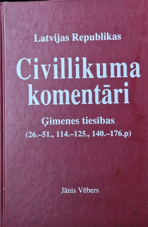 Latvijas Republikas Civillikuma komentāri