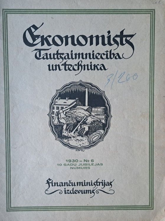 Ekonomists. Tautsaimniecība un technika Nr. 6 1930