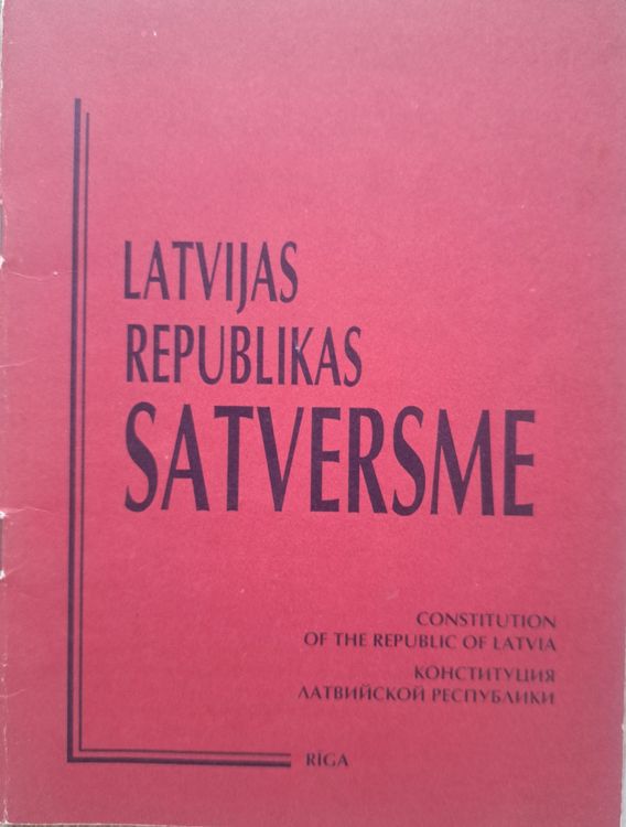 Latvijas Republikas Satversme