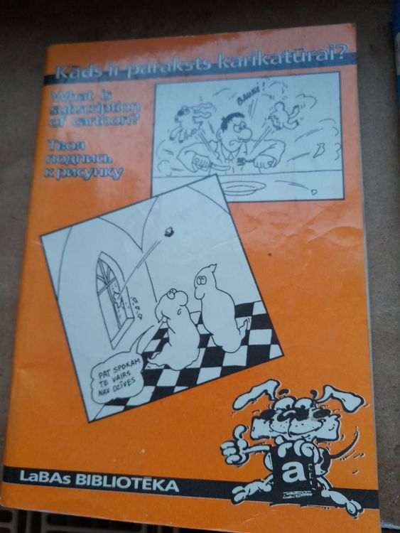 Kāds ir paraksts karikatūras?