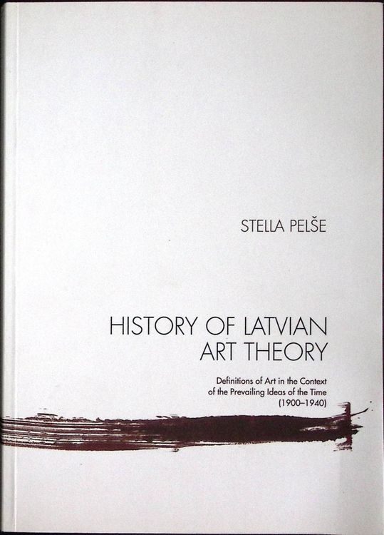 Histrory of Latvian art theory