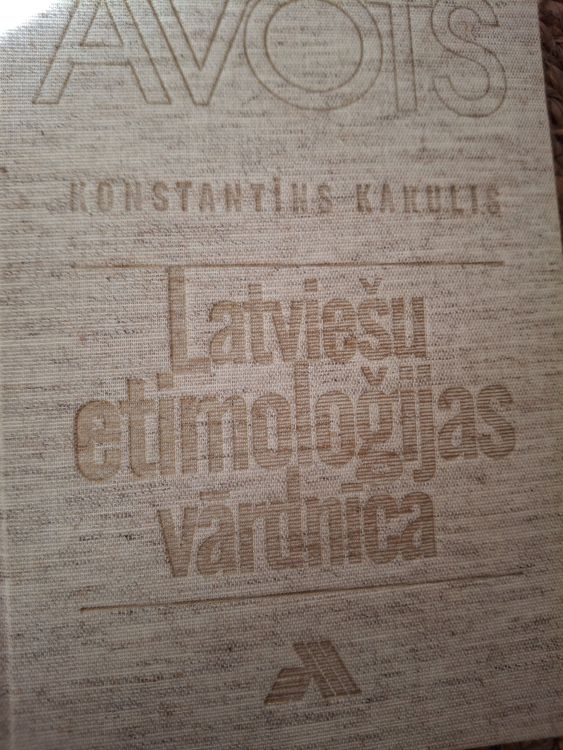 Latviešu etimoloģijas vārdnīca