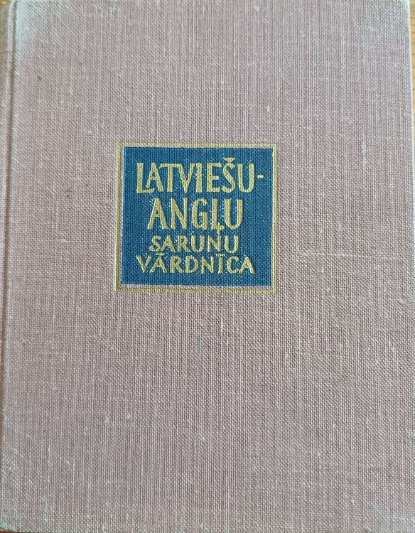 Latviešu-angļu sarunu vārdnīca