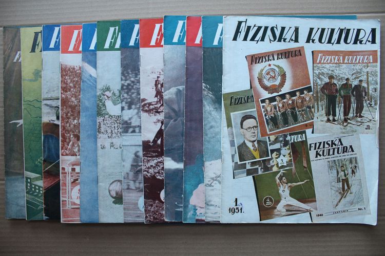 Fiziskā Kultūra. 1951g. Nr. 1-12. (pilns gadagājums).