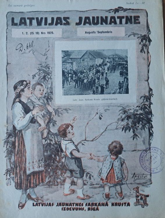 Latvijas Jaunatne Nr. 15/16 8/9/1925