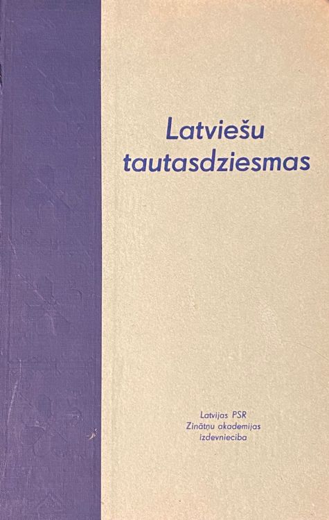 Latviešu tautasdziesmas