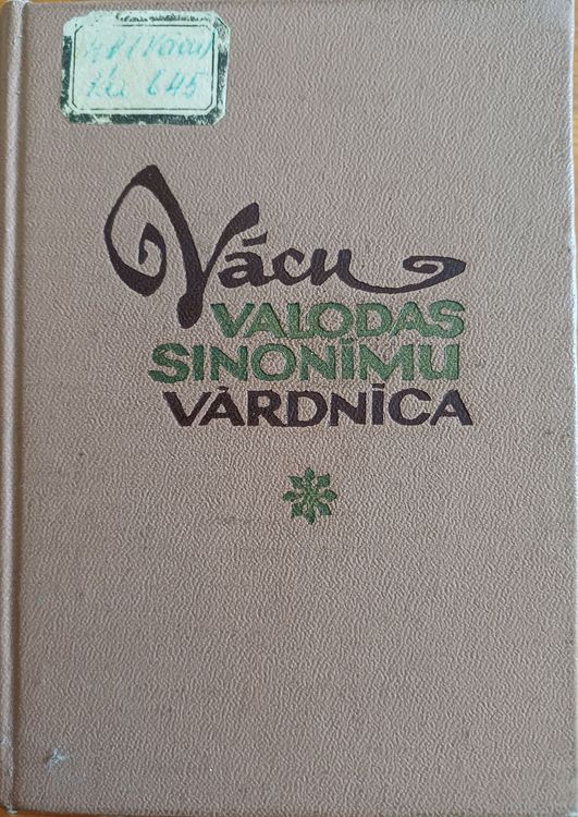 Vācu valodas sinonīmu vārdnīca