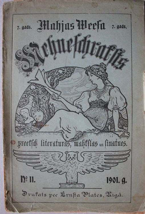 Mājas  Wiesa Mēnešraksts.   1901 g. Nr. 11