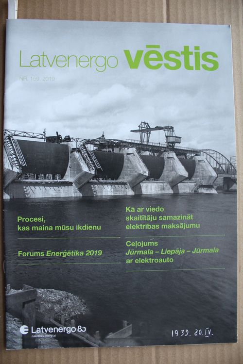 Latvenergo Vēstis. 2019g. Nr.159.