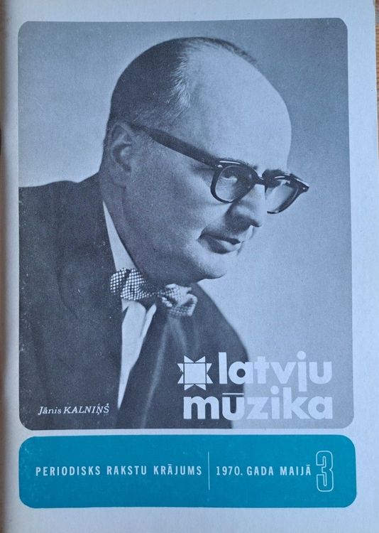  Latvju mūzika 1970 Nr. 3