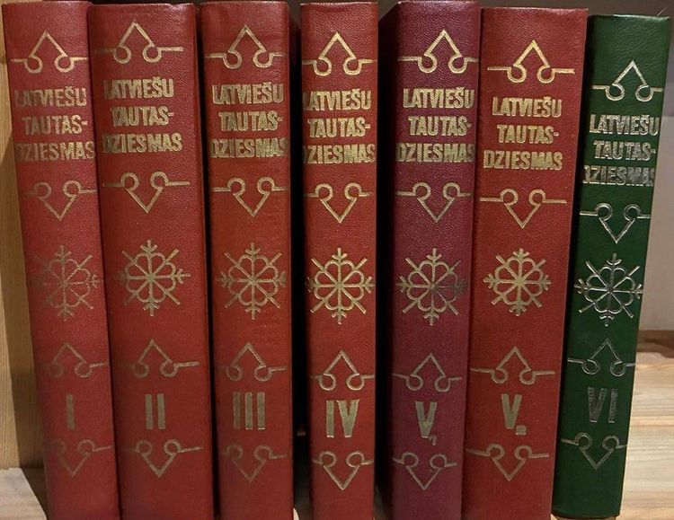 Latviešu tautasdziesmas 1.-6.grāmata