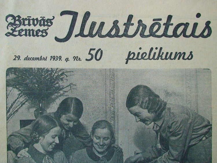 Brīvās Zemes Ilustrētais Pielikums. 1939 g. Nr.50