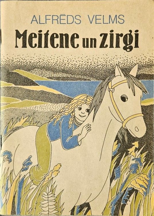 Meitene un zirgi