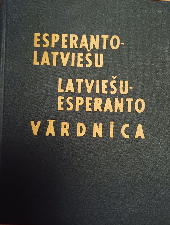 Esperanto-latviešu latviešu-esperanto vārdnīca