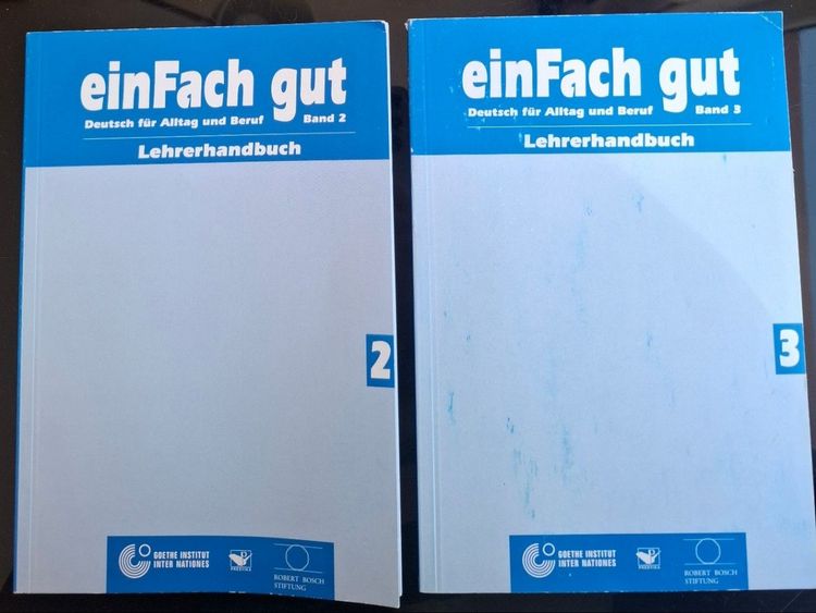 Divas Einfach gut grāmatas, Lehrerhandbuch 2 un 3