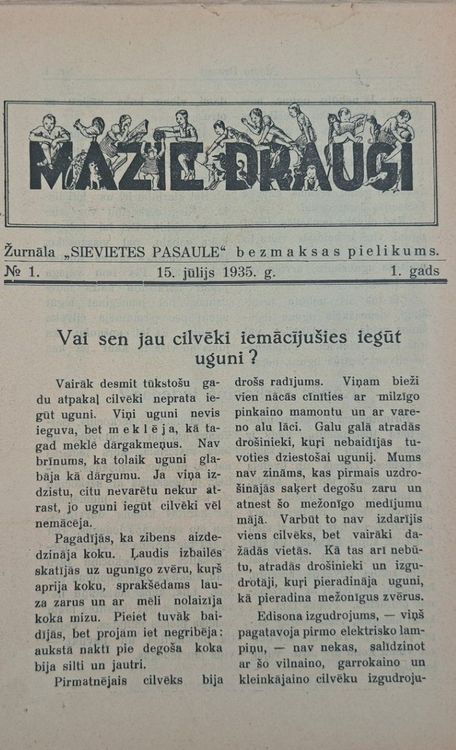 Mazie draugi 15/07/1935