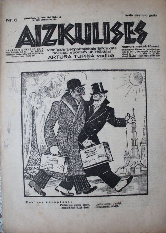 Aizkulises.  1934 g. Nr.  6