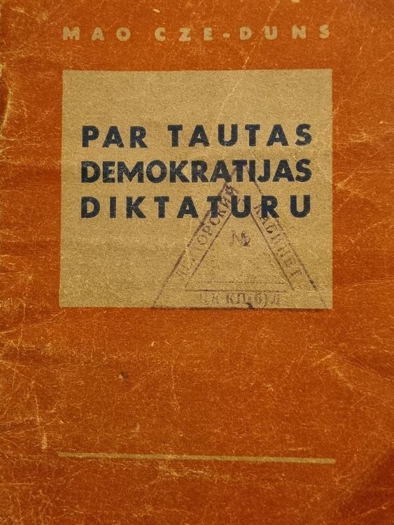 Par tautas demokratijas diktaturu