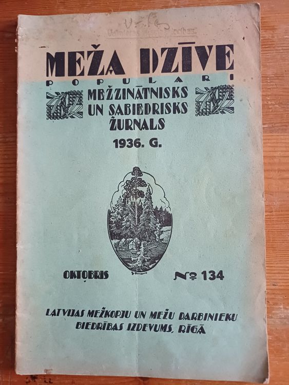 MEŽA DZĪVE 1936.g.oktobris