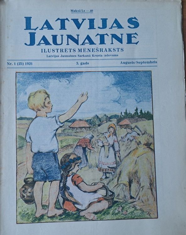 Latvijas Jaunatne Nr. 25 8/9/1926