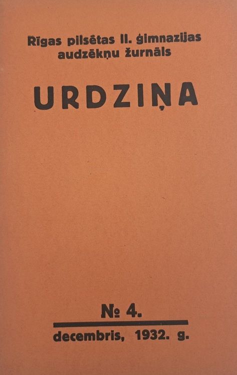 Urdziņa Nr. 4 1932
