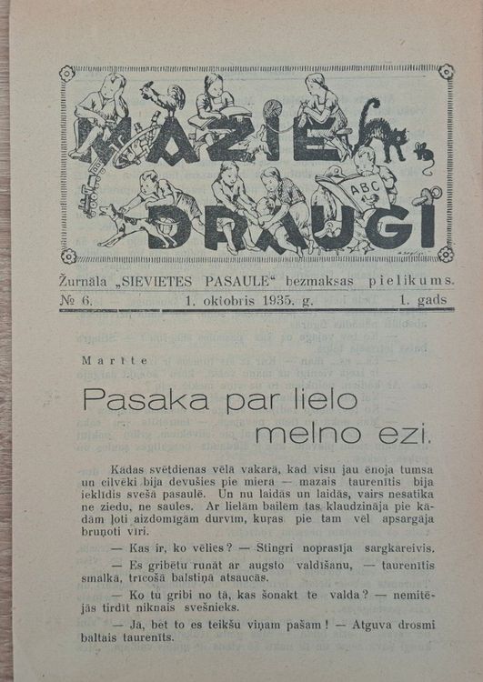 Mazie draugi 1/10/1935