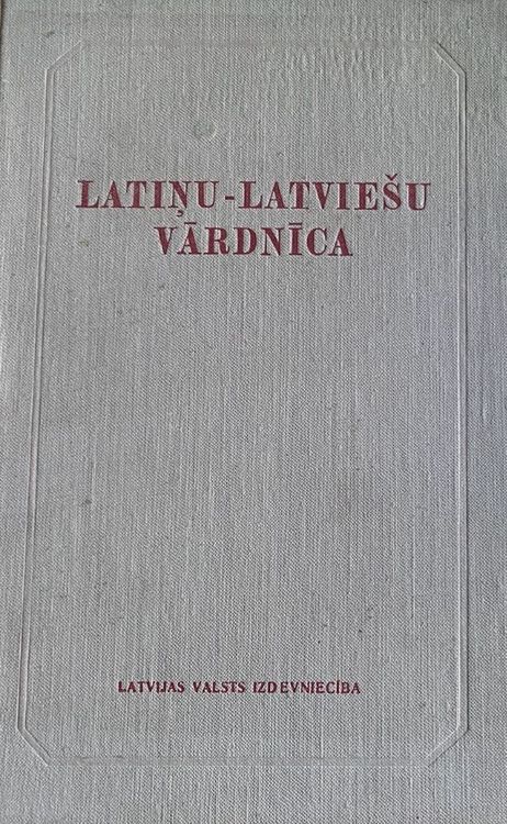 Latiņu - latviešu vārdnīca