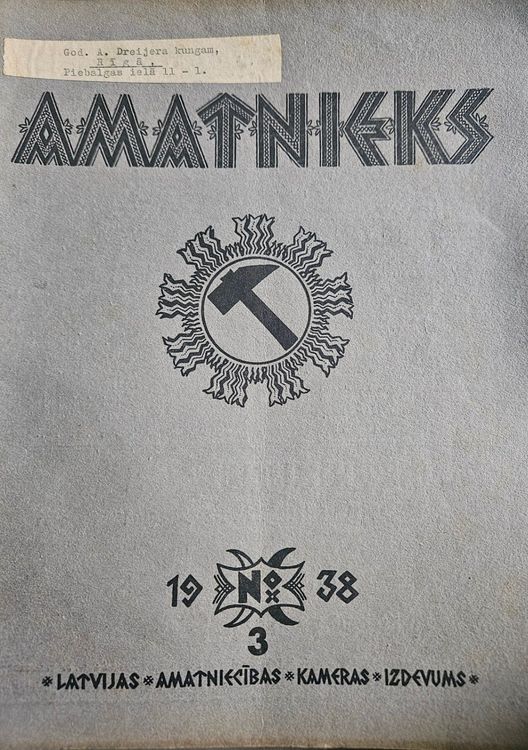 Amatnieks .1938.Nr.3