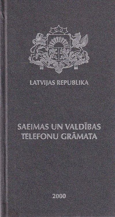 Saeimas un valdības telefonu grāmata